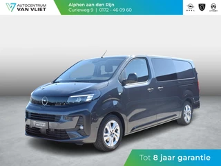 Hoofdafbeelding Opel Vivaro-e Opel Vivaro Electric 75 kWh Dubbele Cabine | tot 8 jaar garantie | 2x schuifdeur | Dynamic Comfort NAV Pakket | Comfort Pakket |  Exterieur pakket | Winterpakket | Betimmering | LM velgen | Rijklaarprijs
