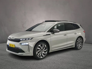 Skoda Enyaq 85 Sportline 286pk Automaat Trekhaak, Panoramadak, 360 camera, Adaptive cruise control, CANTON audio, Achteruitrijcamera, Elektrische achterklep