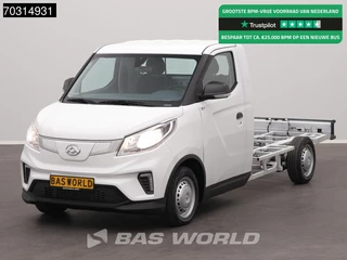 Maxus eDeliver 3 50 Kwh 327km WLTP Stad Chassis Cabine 100% Elektrisch Fahrgestell Airco Cruise Camera Cruise control