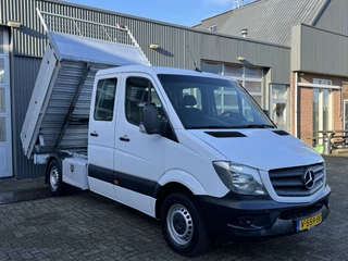 Mercedes-Benz Sprinter 314 2.2 CDI 366 DC Airco Cruise controle Trekhaak 2000kg trekgewicht Navigatie Kipper Kieper Gereedschapskist 1e eigenaar ex Overheid Open laadbak Pick-up Euro 6