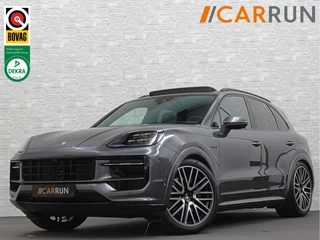 Porsche Cayenne 3.0 E-Hybrid | 360 Camera | ACC | Sport-Design | Panorama | Soft-Close | Nachtzicht | Stoelventilatie | BOSE | Sport-Chrono | Luchtvering | Trekhaak | Stoelverwarming V+A  | Sport-Uitlaat | Matrix-LED | 22'' | Keyless-Entry | Stuurverwarming | Comfortstoelen | Memory | Carplay |