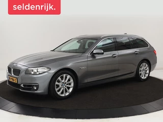 BMW 5-serie 520d Luxury Line | Leder | Stoelverwarming |  Trekhaak | Navigatie | Bluetooth | Parkeerhulp | Climate control | Cruise control