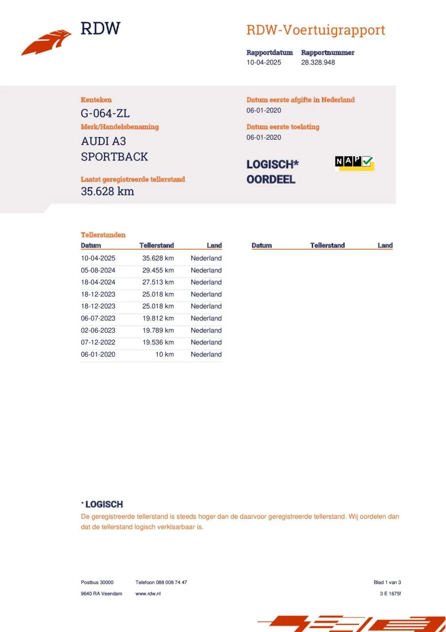 Hoofdafbeelding Audi A3