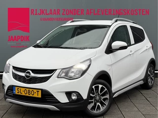 Opel KARL BWJ 2018 | 1.0 75PK Rocks Online Ed | LEER | STOEL&STUURWIEL VERW | NAVI | AIRCO | CARPLAY | PRIVACY GLASS | CRUISE