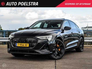 Audi e-tron Sportback 55 quattro S edition 95 kWh Panoramadak Luchtvering RS Zetels HUD B&O Matrix LED Rondomzicht Camera Apple CarPlay Black Edition
