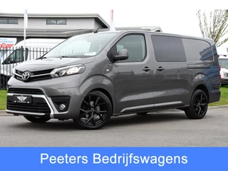 Toyota ProAce Worker 2.0 L3 DC PB Edition Camera, Cruise, Carplay, Clima, 177pk, Automaat, 2 x Schuifdeur, Keyless, NAVI, Uniek!