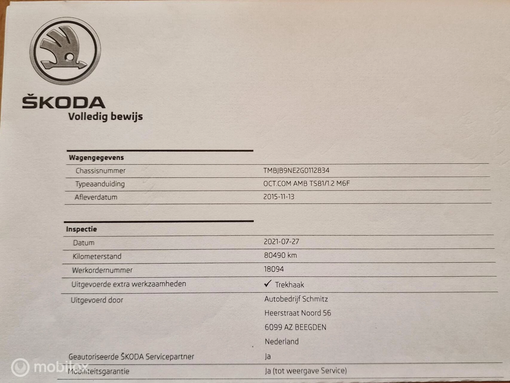 Hoofdafbeelding Škoda Octavia