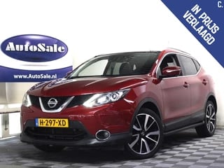 Hoofdafbeelding Nissan QASHQAI Nissan QASHQAI 1.2 Tekna PANO NAV BT 360CAMERA STOELVW CRUISE '15