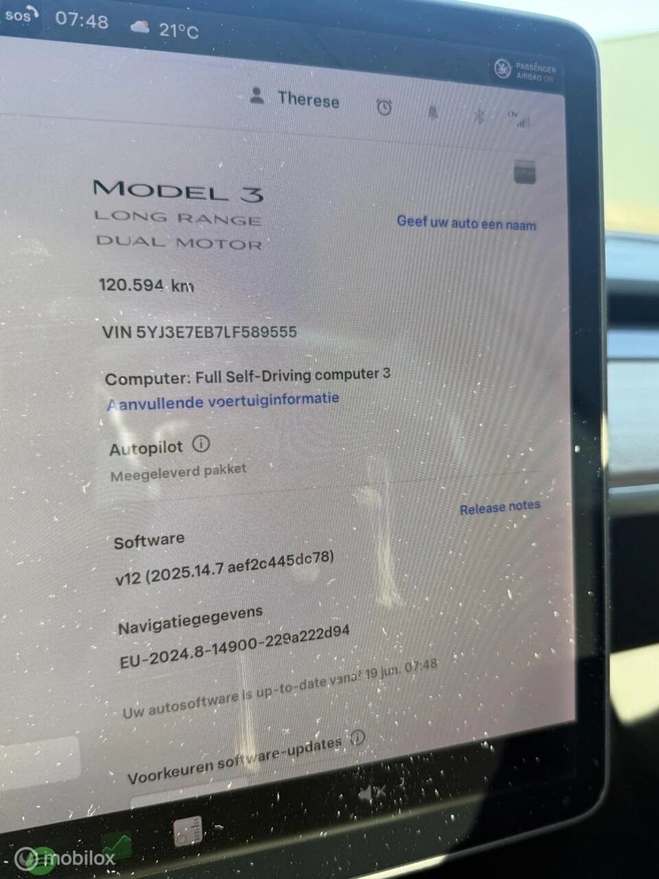 Hoofdafbeelding Tesla Model 3