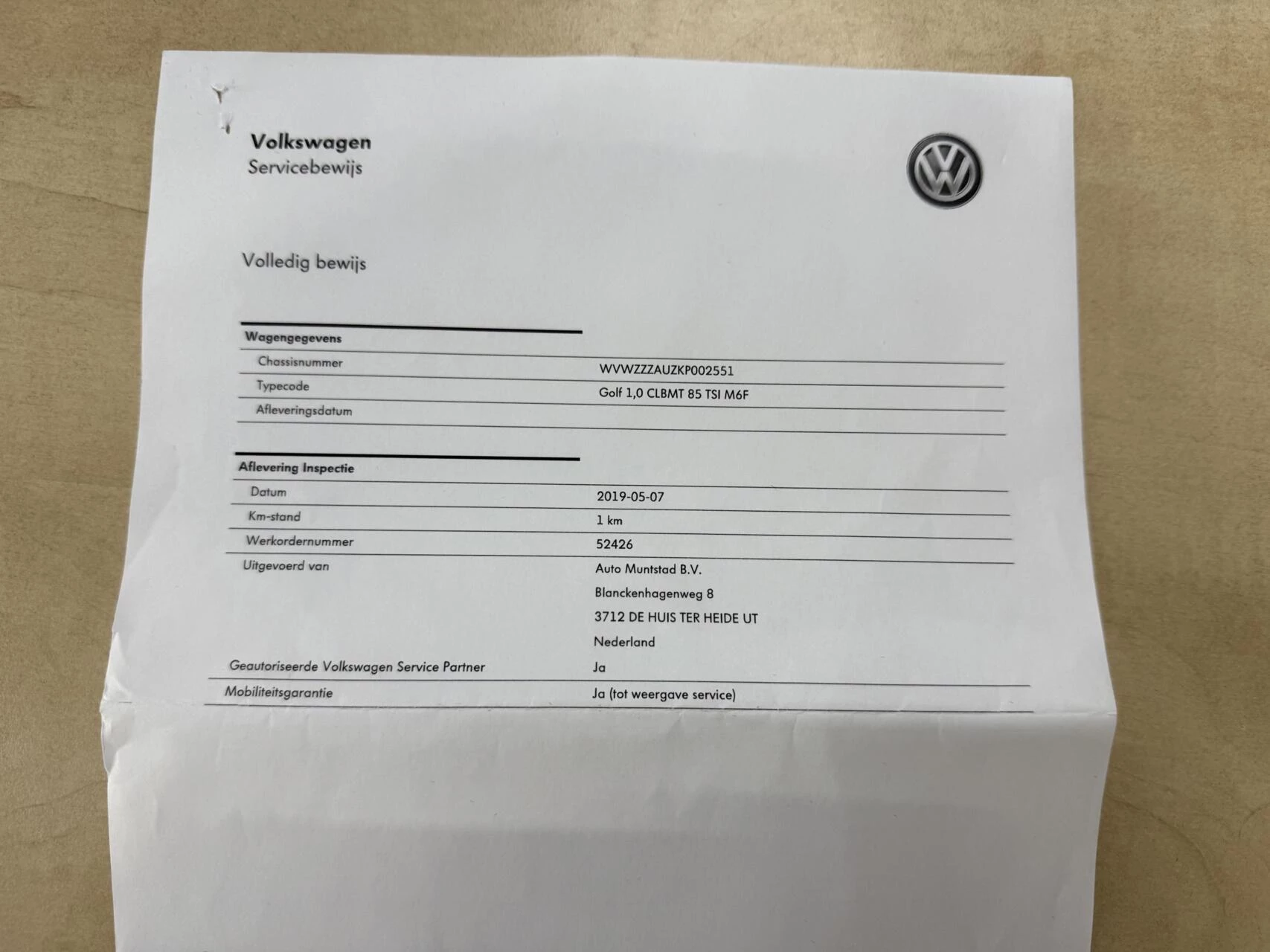 Hoofdafbeelding Volkswagen Golf