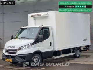 Hoofdafbeelding Iveco Daily Iveco Daily 35S18 3.0L Laadklep Koelwagen Vriezer Thermoking V-200 MAX 220V stekker -18 LED Navi Airco ACC Koel Koeler Kühler Kühlwagen Kühlkoffer Vries Frigo Bakwagen Airco
