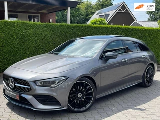 Mercedes CLA-klasse Shooting Brake 180 AMG Line Automaat | OPEN SCHUIF/KANTEL DAK | LEER/ALCANTARA BEKLEDING
