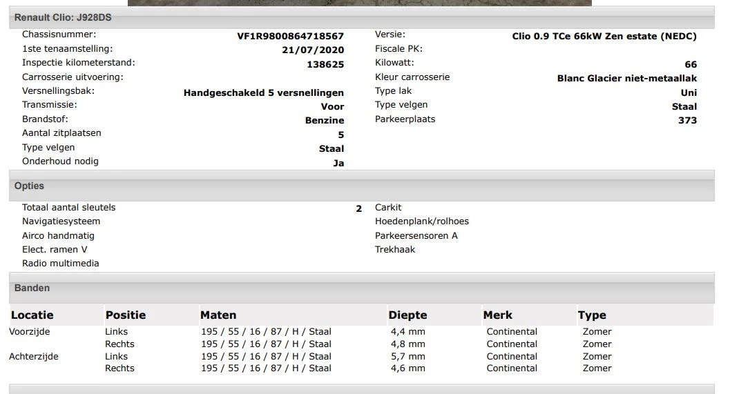 Hoofdafbeelding Renault Clio
