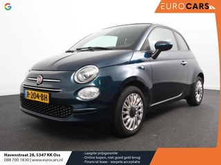 Fiat 500 C 1.0 Hybrid Lounge Plus Navigatie Cruise Control Parkeer Sensoren Climate Control DAB Lichtmetalen Velgen