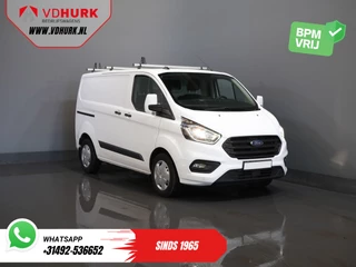 Ford Transit Custom 2.0 TDCI 130 pk Aut. 2x Schuifdeur/ Standkachel/ Stoelverw./ Airco/ Cruise/ Inrichting/ PDC/ DAB/ Dakdragers