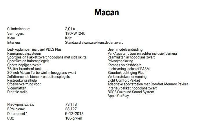 Hoofdafbeelding Porsche Macan