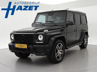 Hoofdafbeelding Mercedes-Benz G-Klasse Mercedes-Benz G-klasse 63 AMG V8 544 PK G63 MAT SATIN BLACK + DESIGNO LEDER | DISTRONIC+ | STANDKACHEL | SCHUIFDAK