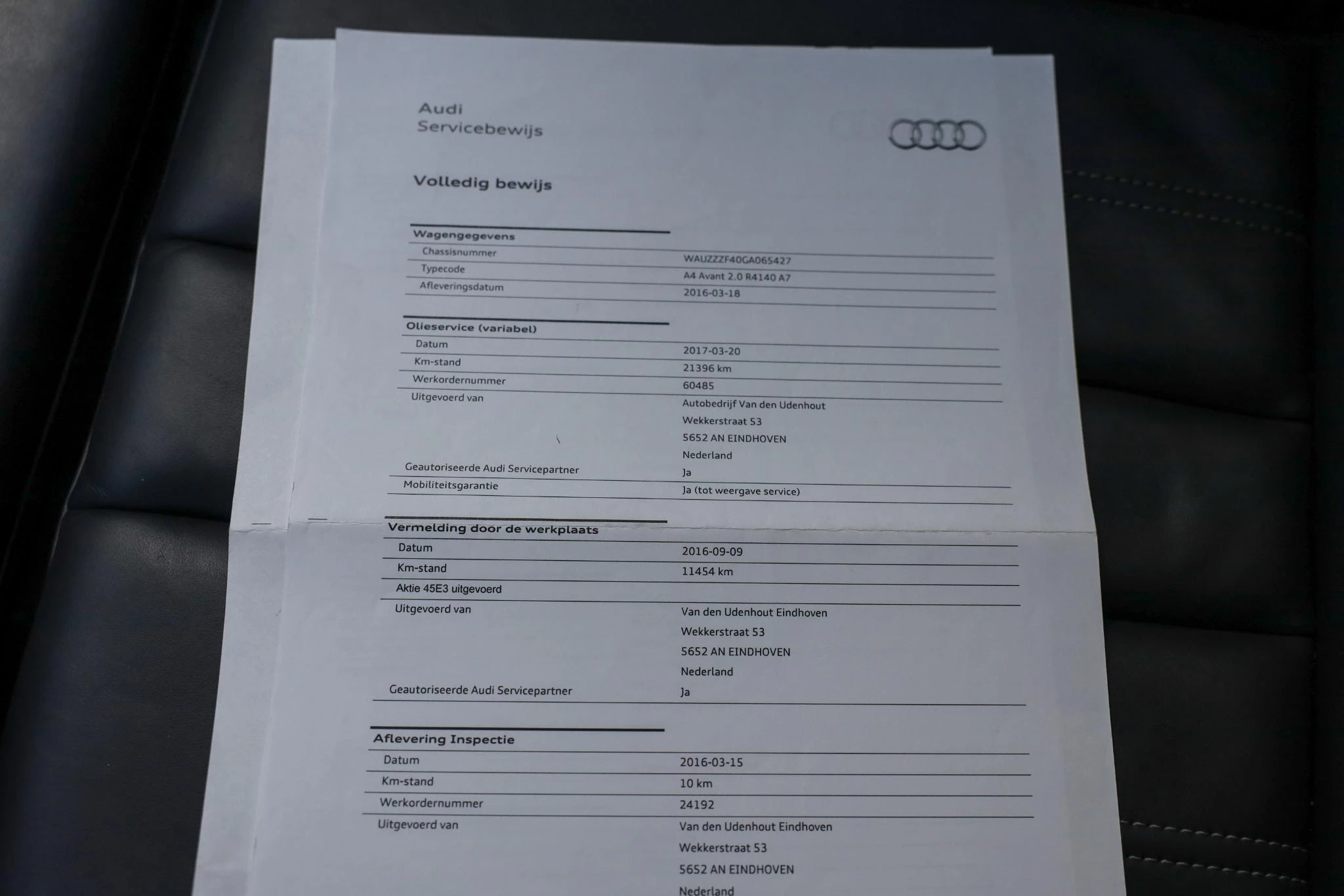 Hoofdafbeelding Audi A4
