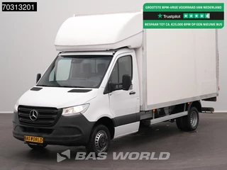 Mercedes Sprinter 514 CDI Automaat Laadklep Zijdeur Dubbellucht Bakwagen Airco Cruise Camera MBUX CarPlay D'Hollandia Euro6 Meubelbak Koffer Airco Cruise control