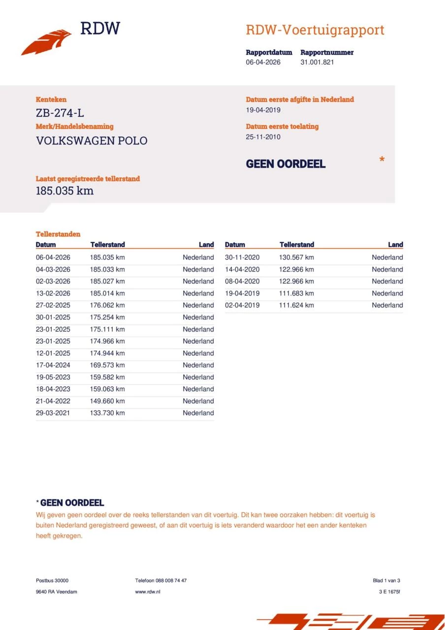 Hoofdafbeelding Volkswagen Polo