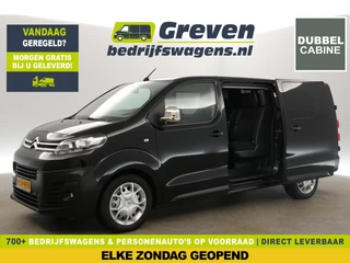Citroën Jumpy 2.0 HDI L3H1 | 150PK | Dubbele Cabine | 5 Persoons | 360Camera 2xSchuifdeur Carplay Cruise Airco Navi PDC Trekhaak