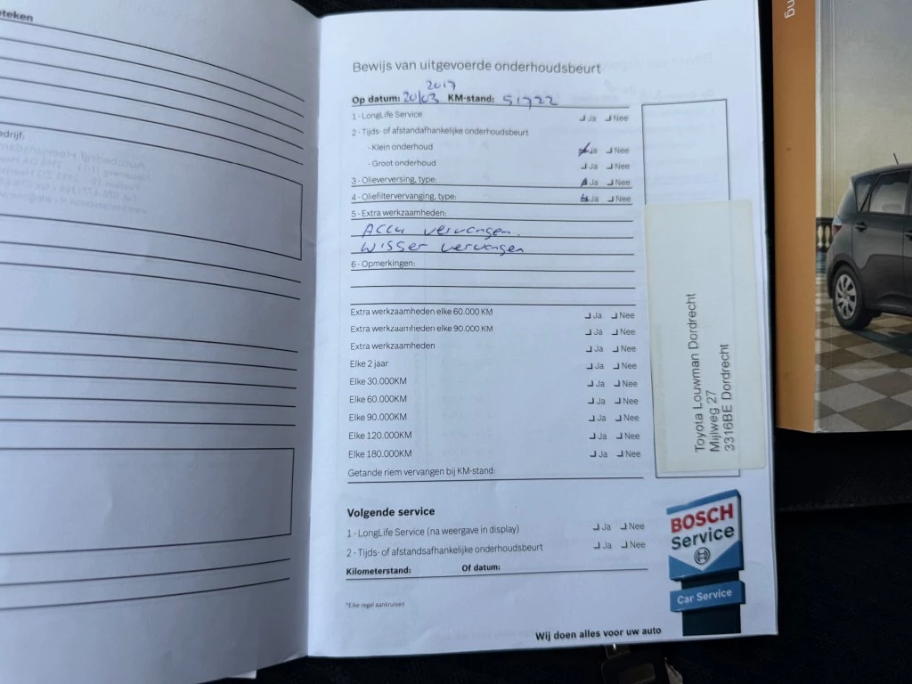 Hoofdafbeelding Toyota Verso-S