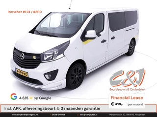 Hoofdafbeelding Opel Vivaro Opel Vivaro 1.6 CDTI L2H1 Dubbele cabine irmscher # 174 luxe leder navi cruise lease 419,- p/md
