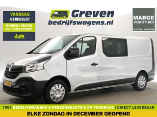 Renault Trafic 1.6 dCi L2H1 | Marge | Dubbele Cabine | 5 Persoons | Airco Cruise Navi PDC Elektrpakket Trekhaak