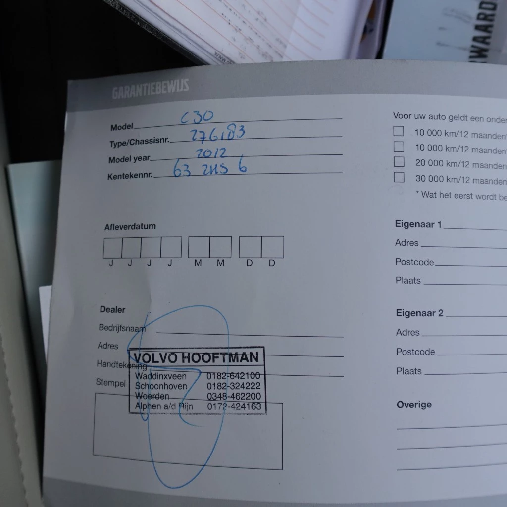 Hoofdafbeelding Volvo C30