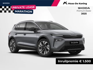 Hoofdafbeelding Škoda Elroq Škoda Elroq Sportline Elektromotor 150 kW / 204 PK SUV Elektri | Metallic Lak | 20'' Lichtmetalen Velgen | Trekhaak | 1500,- inruilvoordeel!