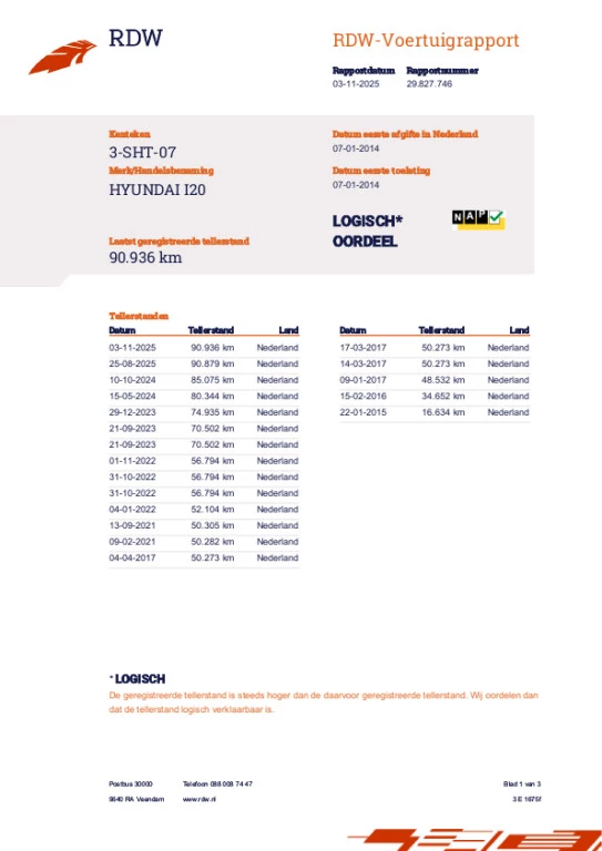 Hoofdafbeelding Hyundai i20