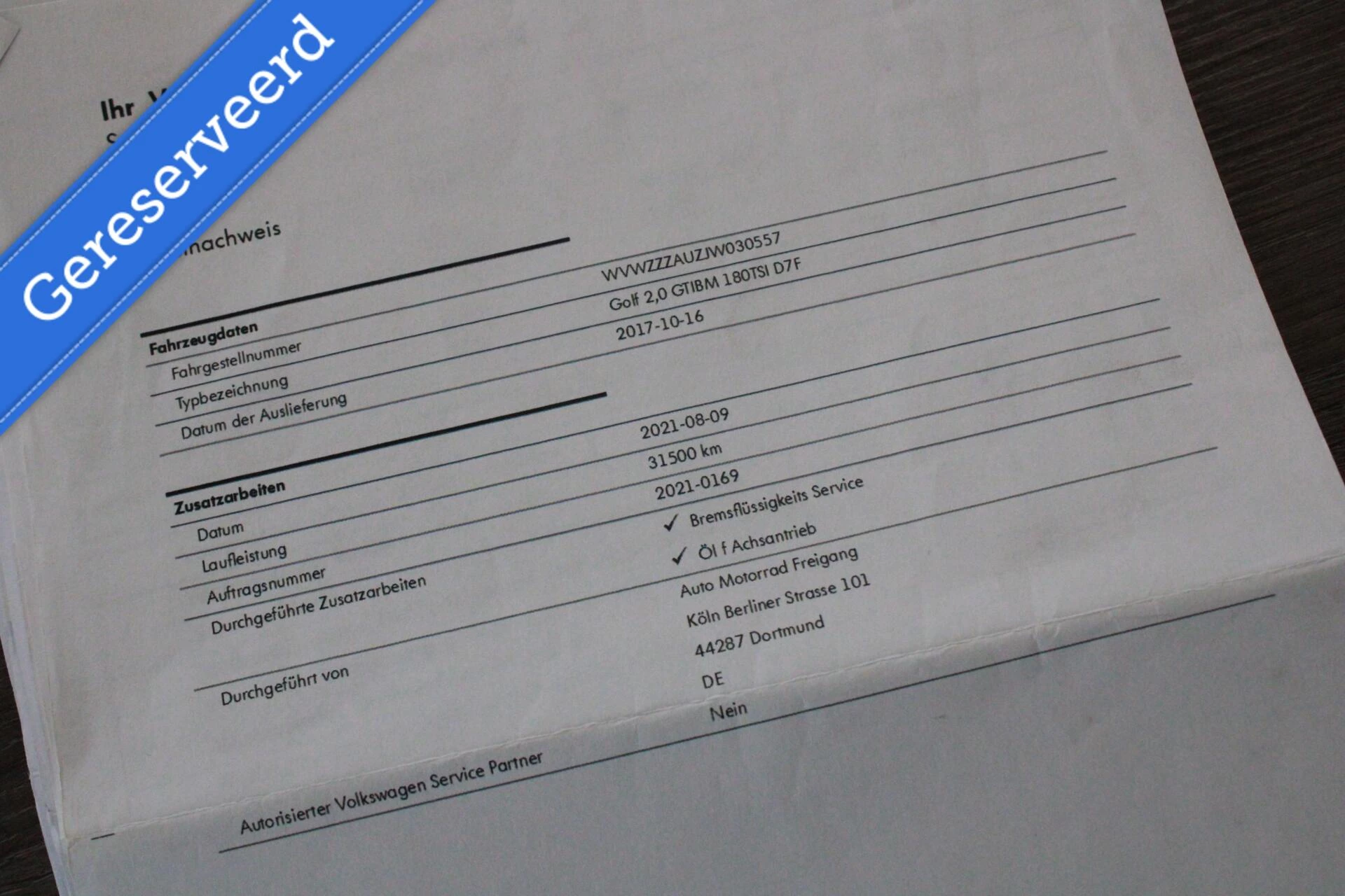 Hoofdafbeelding Volkswagen Golf