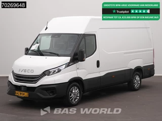 Iveco Daily 35S21 BPM VRIJ! 3.0L Automaat 210PK L2H2 3,5t Trekhaak ACC LED Airco Camera Parkeersensoren Tacho CarPlay Euro6 L2 12m3 Airco Trekhaak