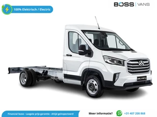 Maxus eDeliver9 L4 65 kWh L4 Chassis Cabine 100% Elektrisch 65 KWh Snelladen Led Adaptieve Cruise