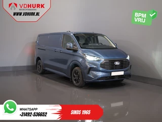 Ford Transit Custom 300 2.0 TDCI 150 pk L2 Limited BPM VRIJ! Garantie tot 3-28'/ LED/ Adapt.Cruise/ Navi/ Stuurverw./ Stoelverw./ Carplay/ Camera/ PDC/ LMV/ Climate/ Trekhaak