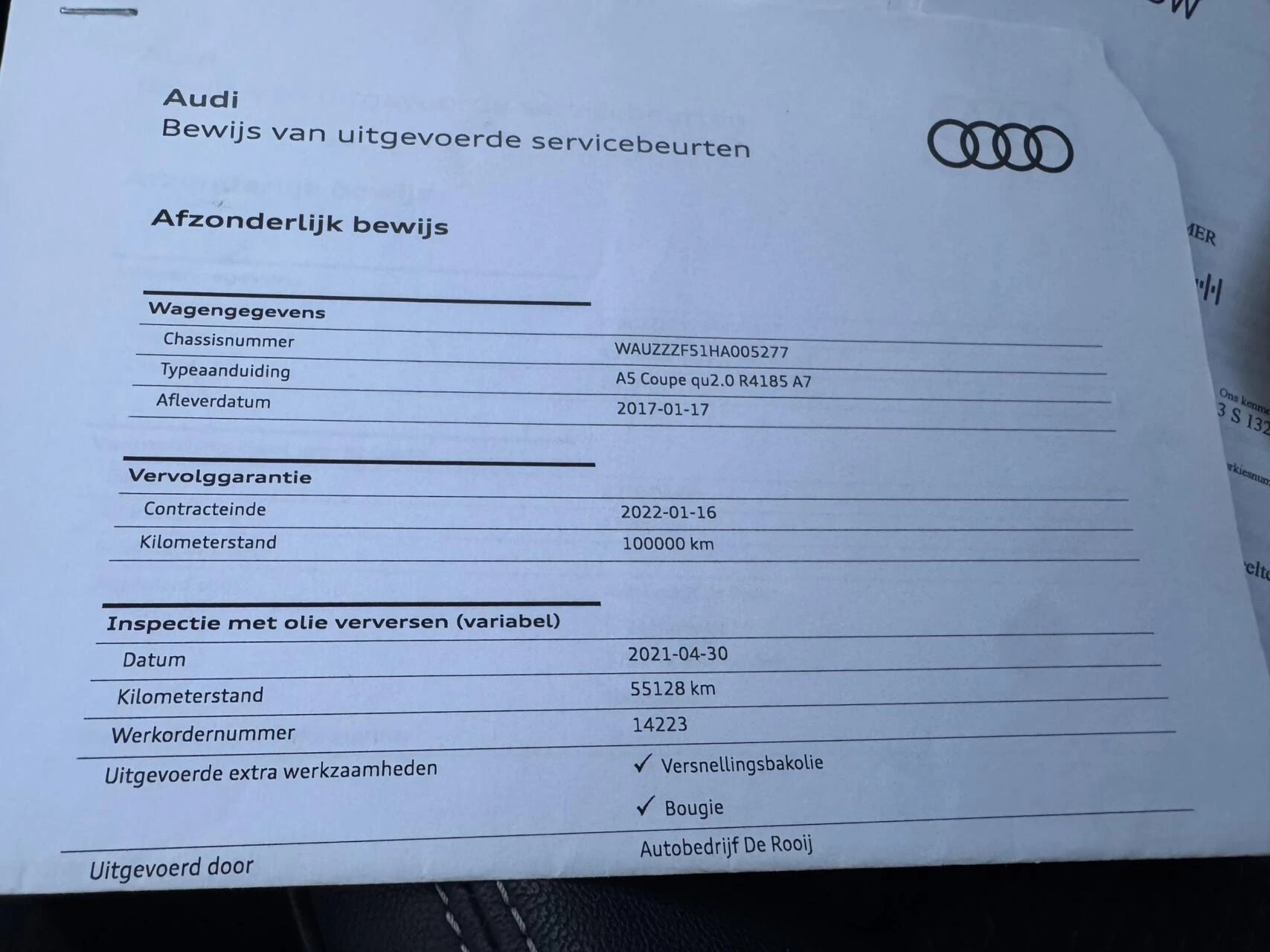 Hoofdafbeelding Audi A5