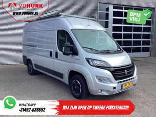 Fiat Ducato 2.3 MJ 120 pk L2H2 BPM VRIJ! Glasresteel/ Glastransporter/ Glaswagen/ Navi/ Climate/ Camera/ 2.5t Trekverm/ Imperiaal