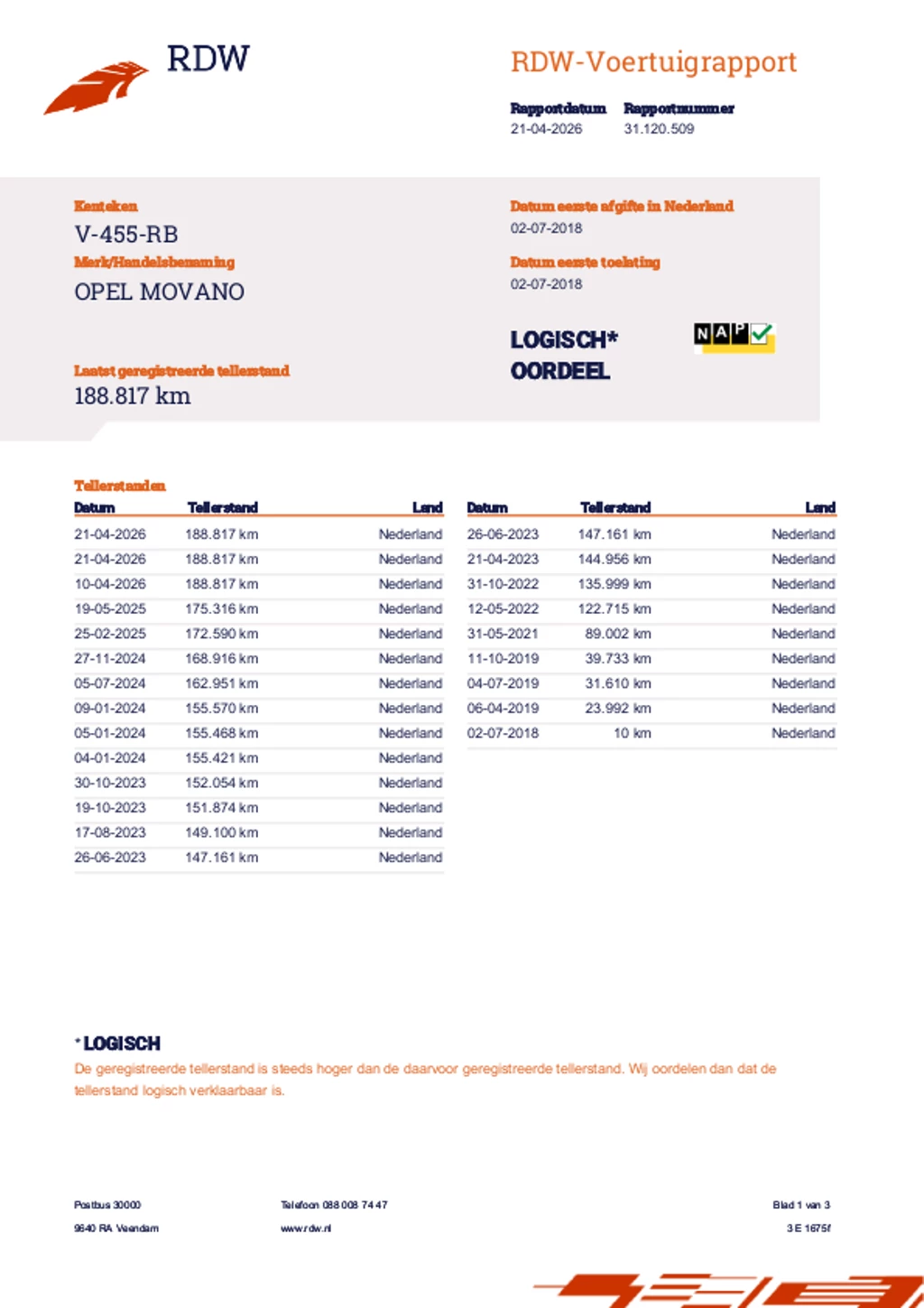 Hoofdafbeelding Opel Movano