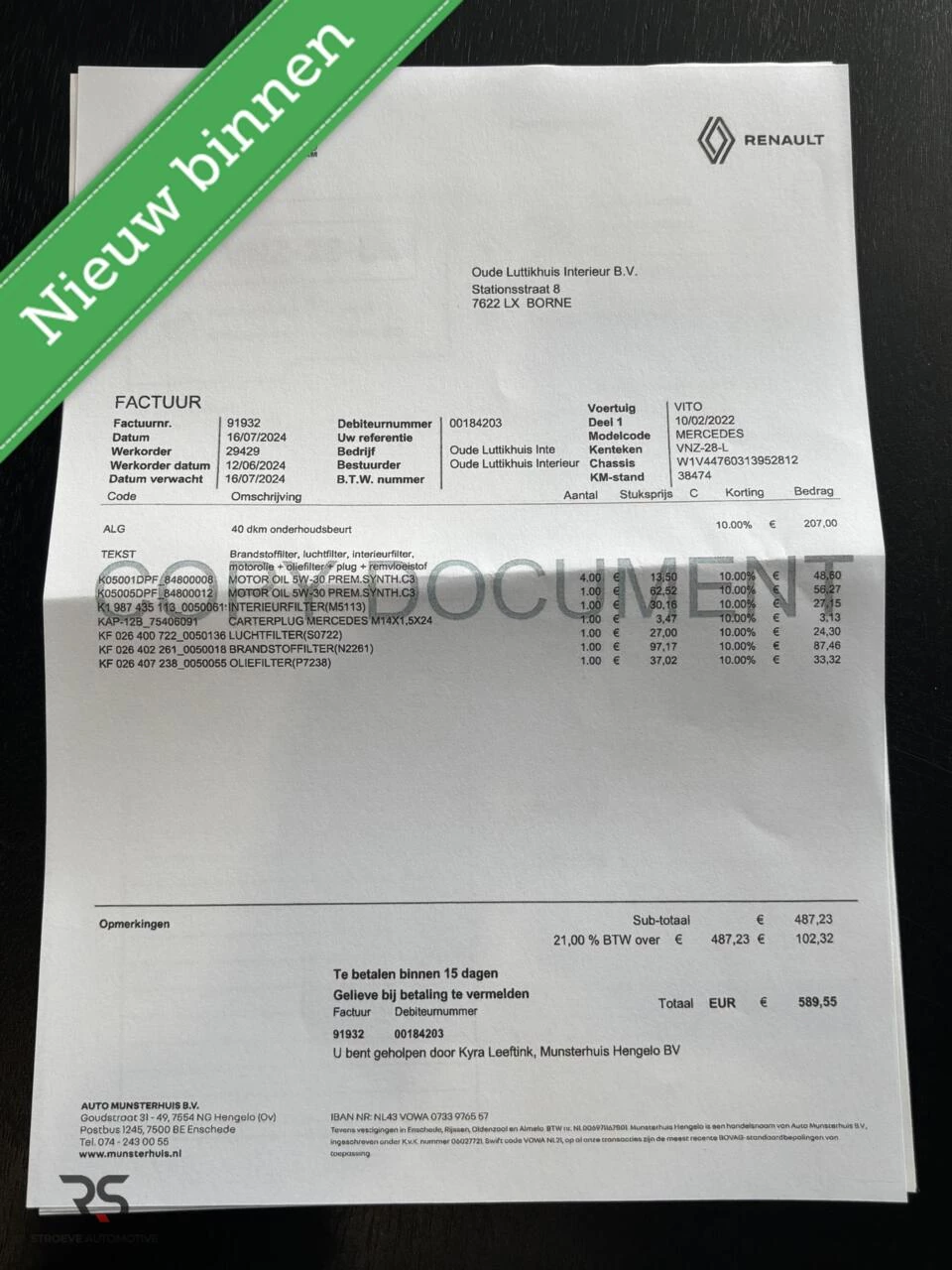 Hoofdafbeelding Mercedes-Benz Vito