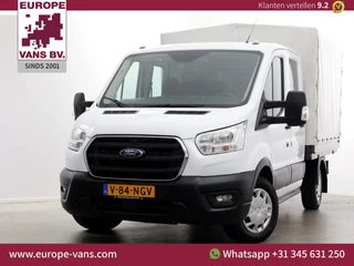 Hoofdafbeelding Ford Transit Ford Transit 2.0 TDCI 130pk L2H1 Trend D.C. Open Laadbak met huif 05-2020