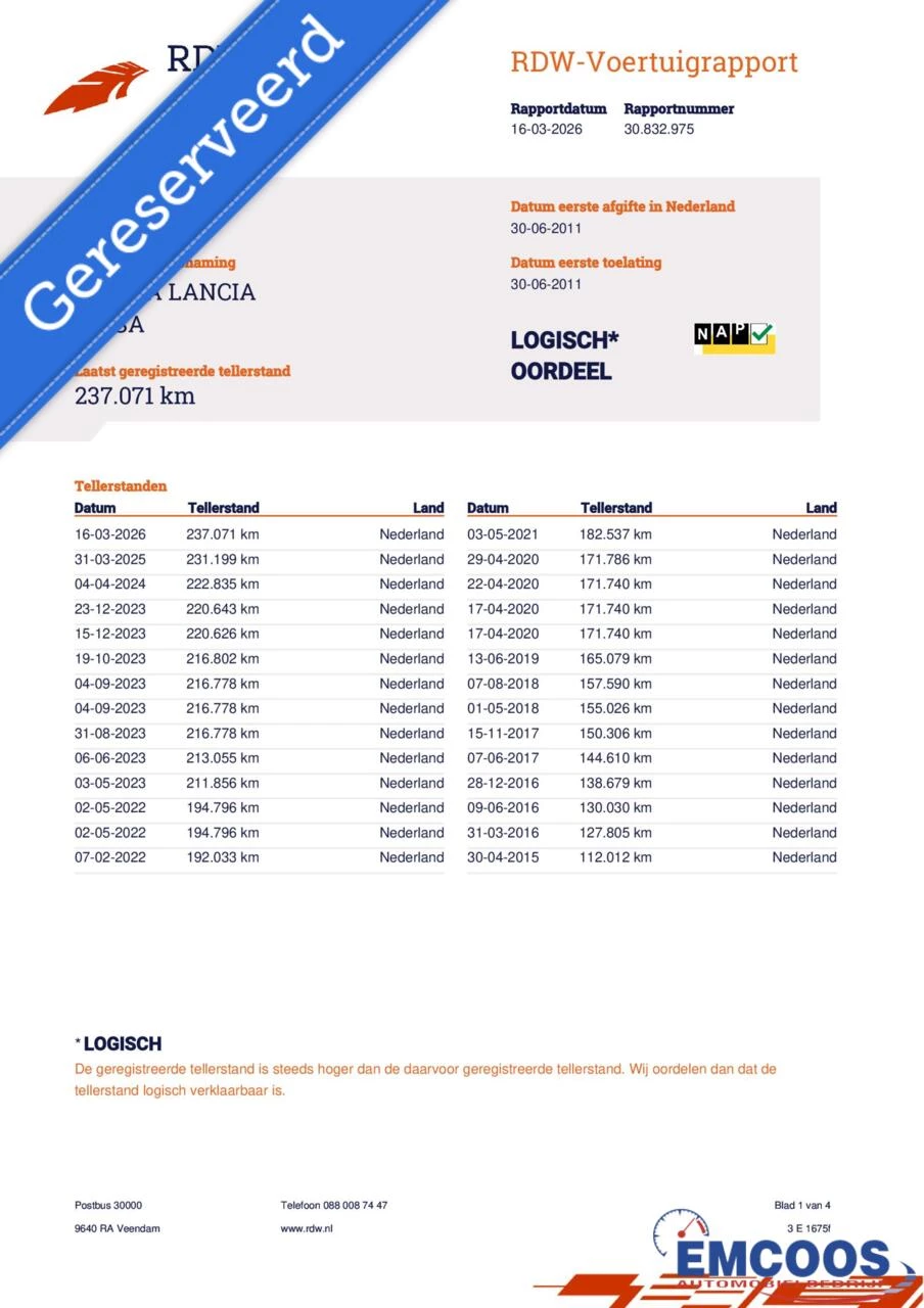 Hoofdafbeelding Lancia Musa