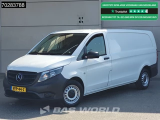 Mercedes Vito 110 L3H1 Navi Airco Cruise Camera Werkplaatsinrichting Parkeersensoren Euro6 L3 Long 7m3 Airco Cruise control