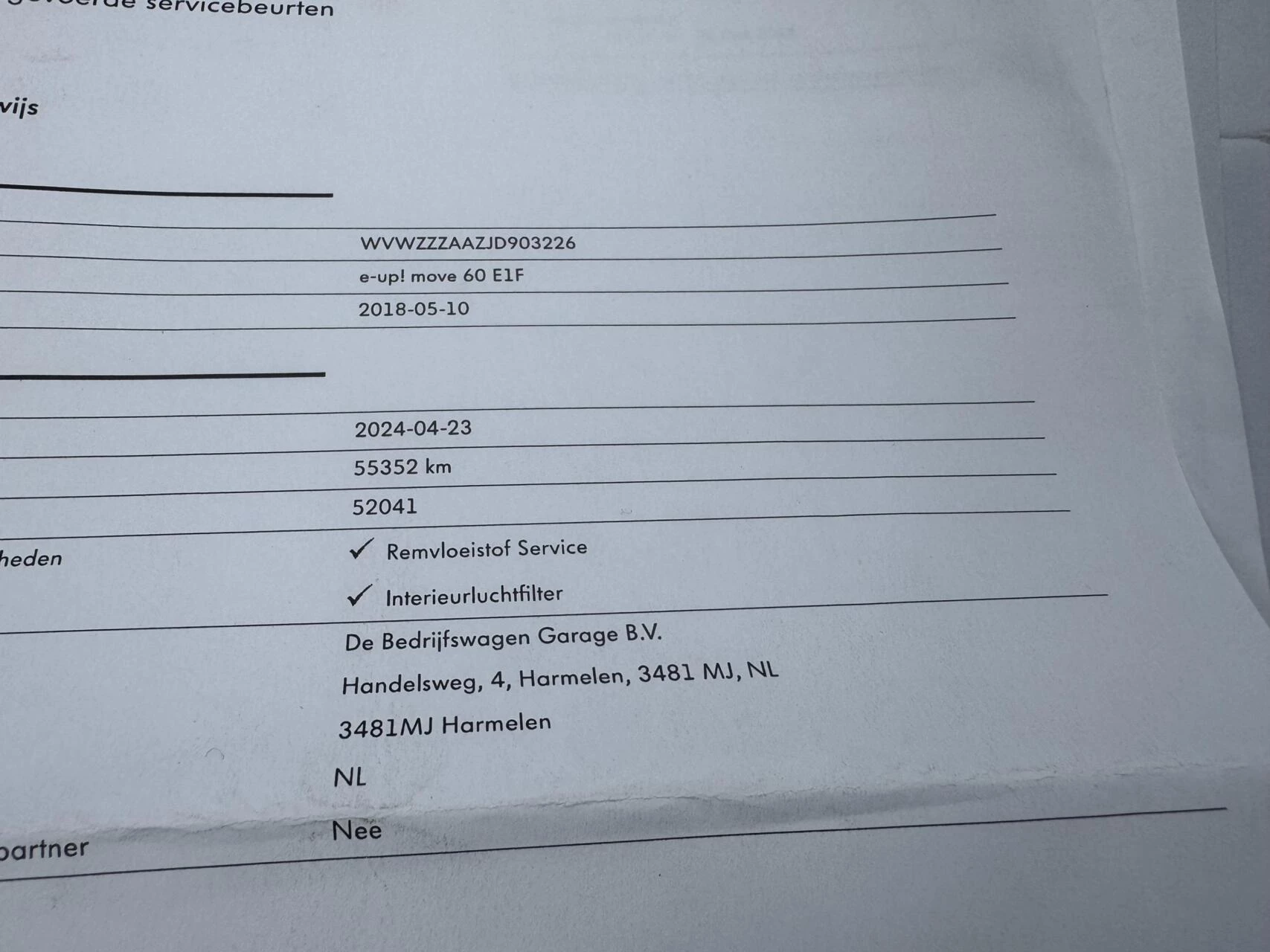 Hoofdafbeelding Volkswagen e-up!