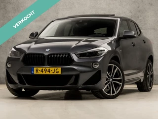 BMW X2 18i sDrive M Sport Automaat (PANORAMADAK, M PAKKET, GROOT NAVI, HEAD-UP DISPLAY, ALCANTARA SPORTSTOELEN, CAMERA, GETINT GLAS, CRUISE, TREKHAAK, ELEK ACHTERKLEP, ZWART HEMEL, NIEUWE APK, NIEUWSTAAT)