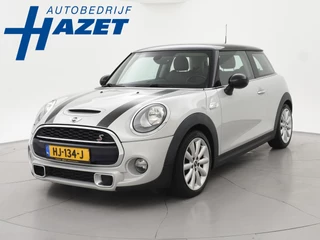Hoofdafbeelding MINI Cooper S Mini Mini 2.0 Cooper S 192 PK WHITE SILVER + BRUIN LEDER | CHILI | STOELVERW. | BREEDBEELD NAVIGATIE
