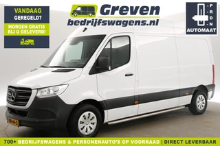 Mercedes-Benz Sprinter 314 2.2 CDI L2H2 143PK Automaat Airco Cruise Carplay Navi Leder 3 Persoons Sidebars Trekhaak