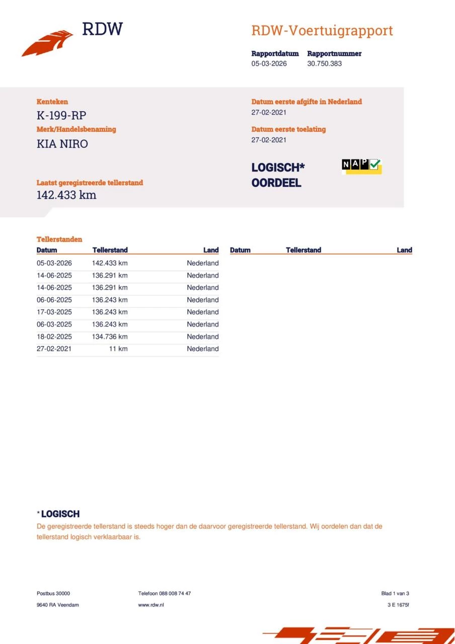 Hoofdafbeelding Kia Niro