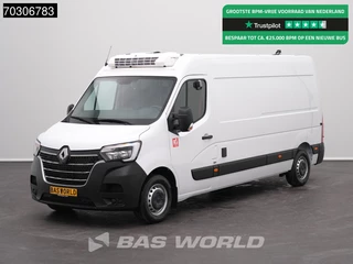 Renault Master 145PK Bi Temp Koelwagen Vriezer Thermo King V-300 Max SP 230v Stekker LED Airco Cruise Camera Euro6 Koel Koeler Kühl Kühler Vries Vriezer Kühlwagen Frigo Airco Cruise control