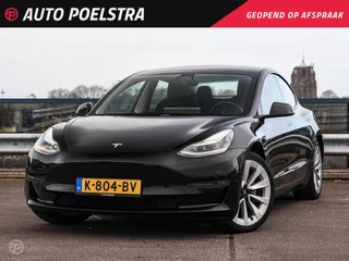 Tesla Model 3 Long Range AWD 351 PK 75 kWh Facelift Trekhaak Panoramadak 19" Zwart Leder Warmtepomp SOH 90% incl. BTW