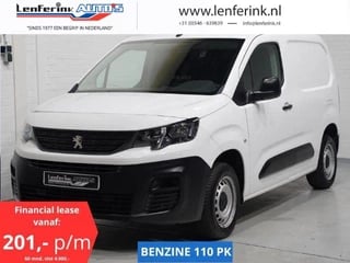 Peugeot Partner 1.2 PureTech 110 pk Benzine Airco, Audiosysteem Dakdragers, 3-Zits